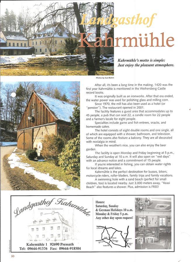 Landhotel Kahrmuehle Pressath Luaran gambar
